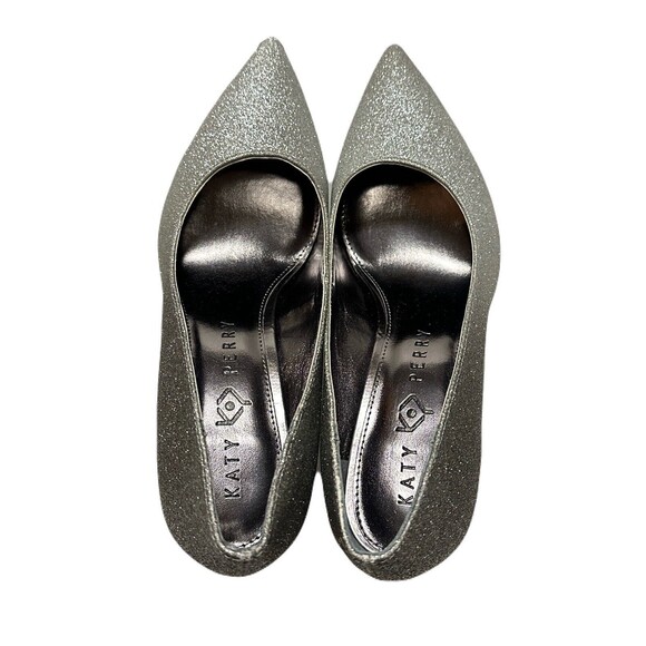 NEW Katy Perry Womens Size 8 The Sissy Silver Ombré Glitter High Heel Pumps - Picture 5 of 8